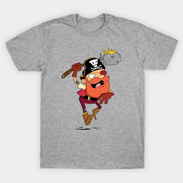 Pizza Pirate - Snack Attack T-Shirt by striffle